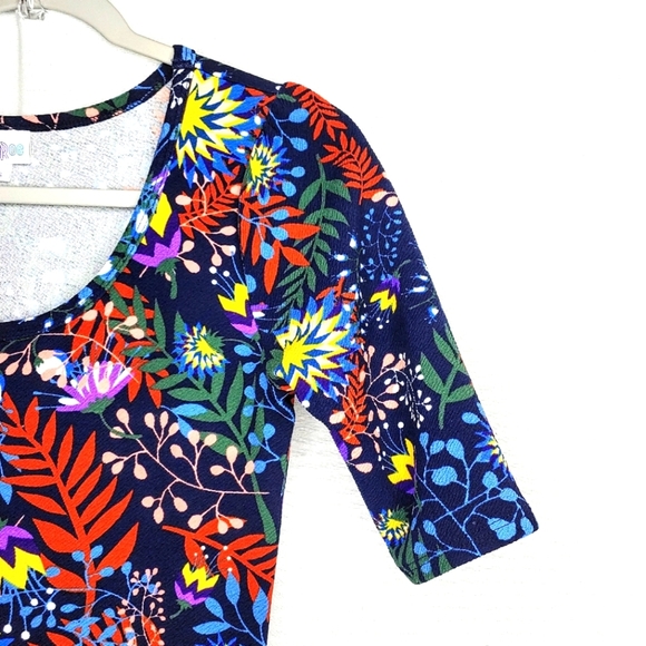 Lula Roe floral dress. Size Small. Multi colored. - Picture 6 of 11